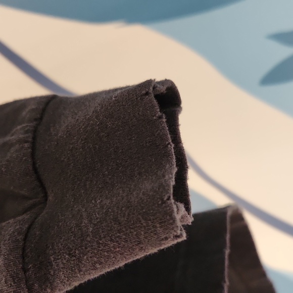 Victoria's Secret Pink Oversized Sweatshirt Black Medium - Picture 4 of 6